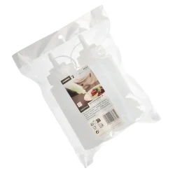 Starpak Quetschflaschen LDPE (virgin) 450 ml Ø 6,5 cm, 19,5 cm transparent, 6 x 2 Stück