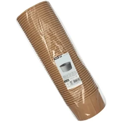 Starpak Salatschalen, Pappe rund 1000 ml Ø 15 cm, 7,5 cm braun