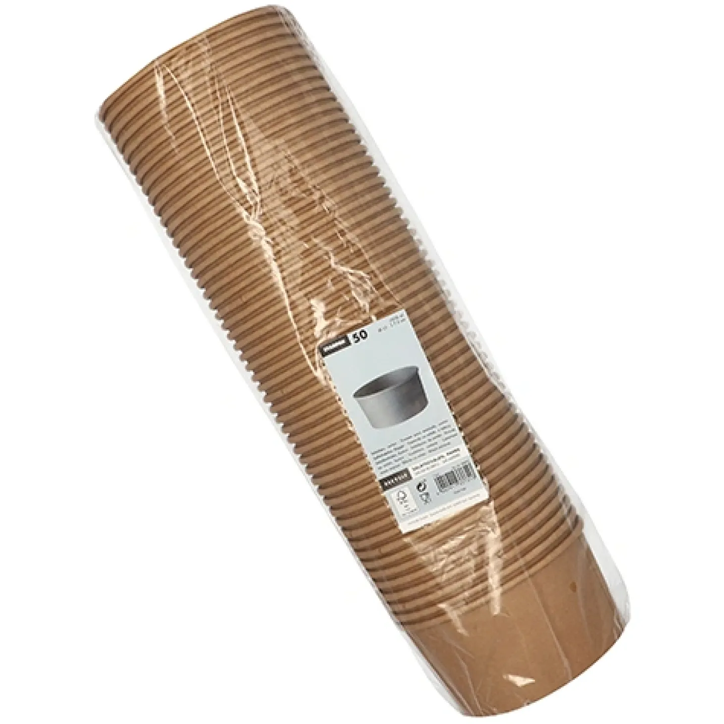 Starpak Salatschalen, Pappe rund 1000 ml Ø 15 cm, 7,5 cm braun