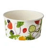 Starpak Salatschalen, Pappe "To Go" 1 l Ø 15 cm, 7,5 cm "Salad"