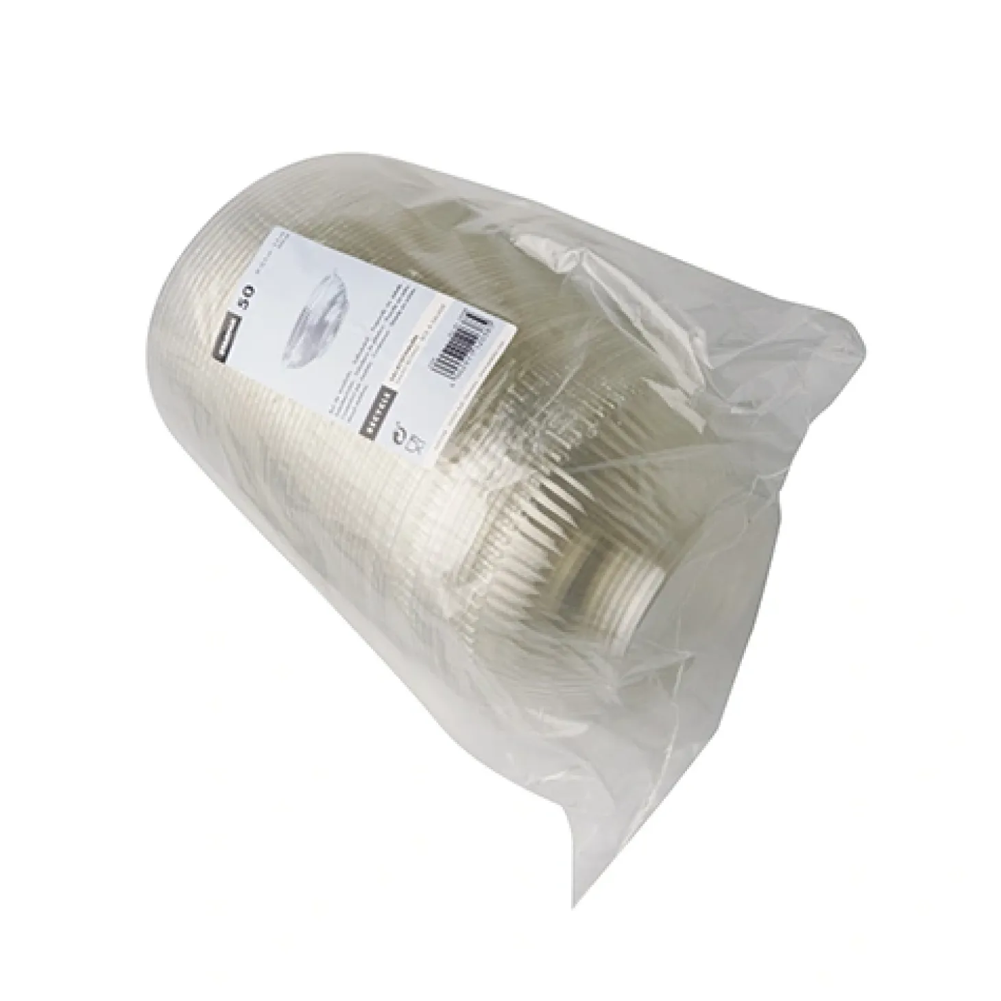 Starpak Salatschalen, R-PET rund 500 ml Ø 15,5 cm, 5,5 cm glasklar