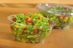 Starpak Salatschalen, R-PET rund 500 ml Ø 15,5 cm, 5,5 cm glasklar