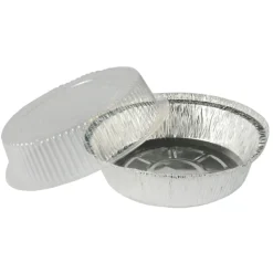 Starpak Schalen, Alu + Dom-Deckel rund 0,77 l Ø 18,2 cm, 8 cm