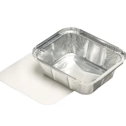 Starpak Schalen, Alu + Einlegedeckel, PE-beschichtet eckig 0,5 l 4,2 cm x 11,4 cm x 14 cm, 10 x 10 Stück