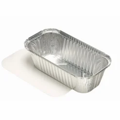 Starpak Schalen, Alu + Einlegedeckel, PP-beschichtet eckig 1,5 l 7 cm x 13 cm x 24,2 cm, 10 x 10 Stück