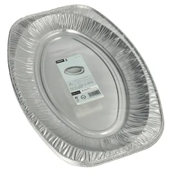Starpak Servierplatten, Alu oval 43 cm x 29 cm, 10 x 3 Stück