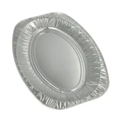 Starpak Servierplatten, Alu oval 43 cm x 29 cm, 10 x 3 Stück