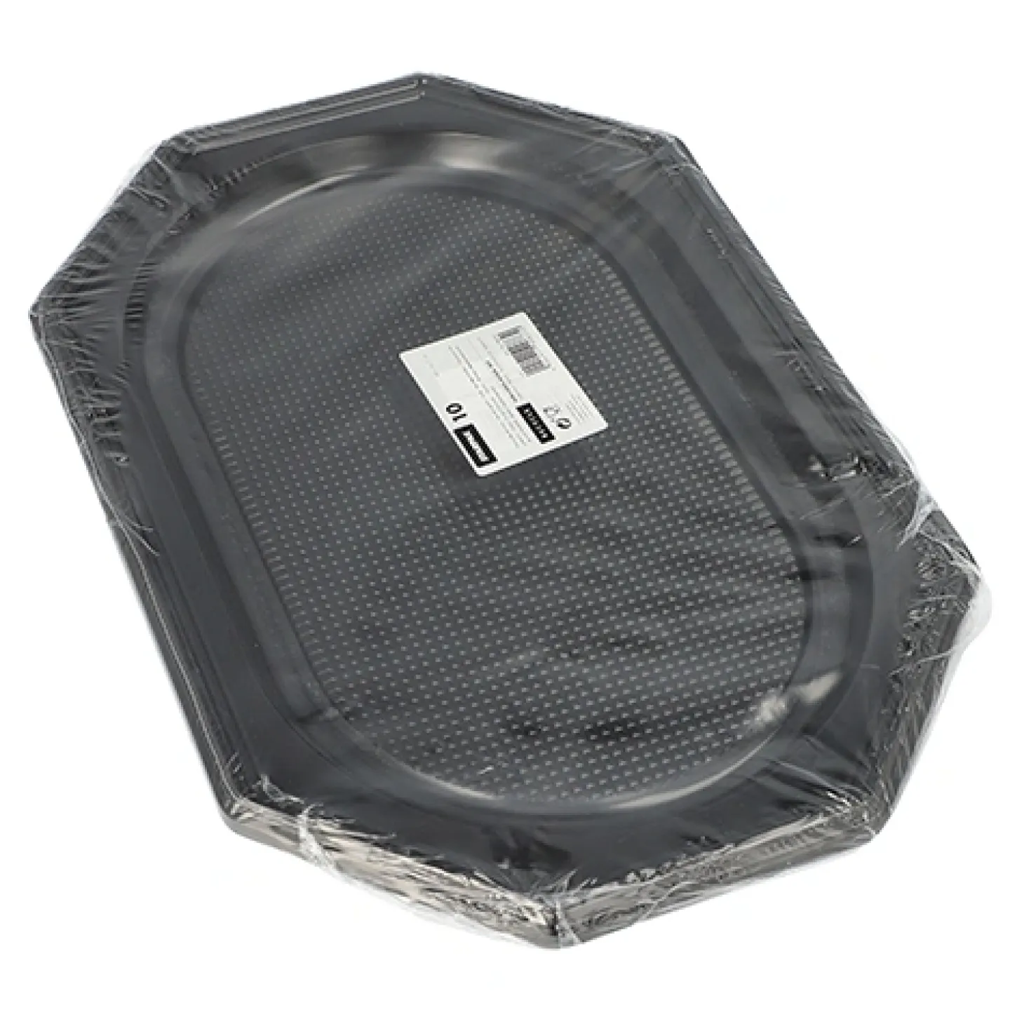 Starpak Servierplatten, PET 45 cm x 30 cm schwarz