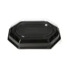 Starpak Servierplatten, PET 34 cm x 25 cm schwarz