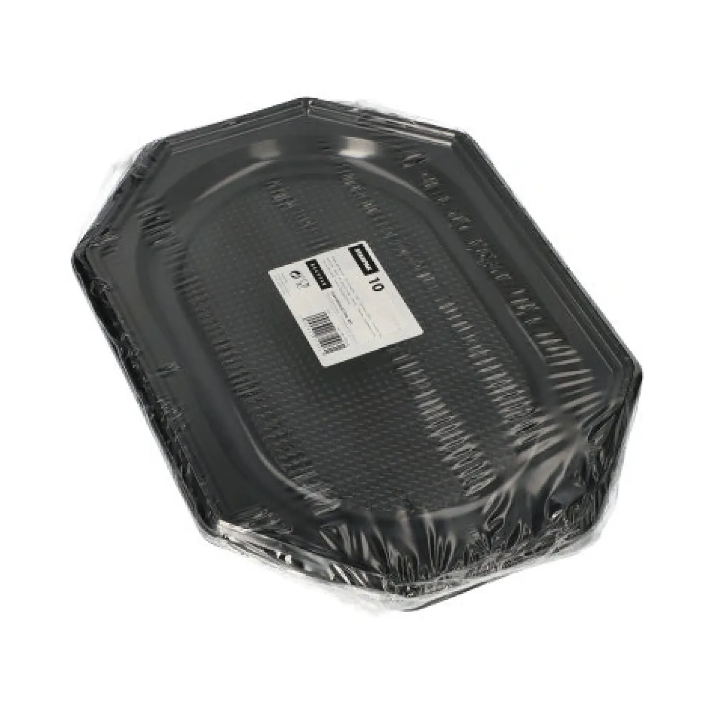 Starpak Servierplatten, PET 34 cm x 25 cm schwarz