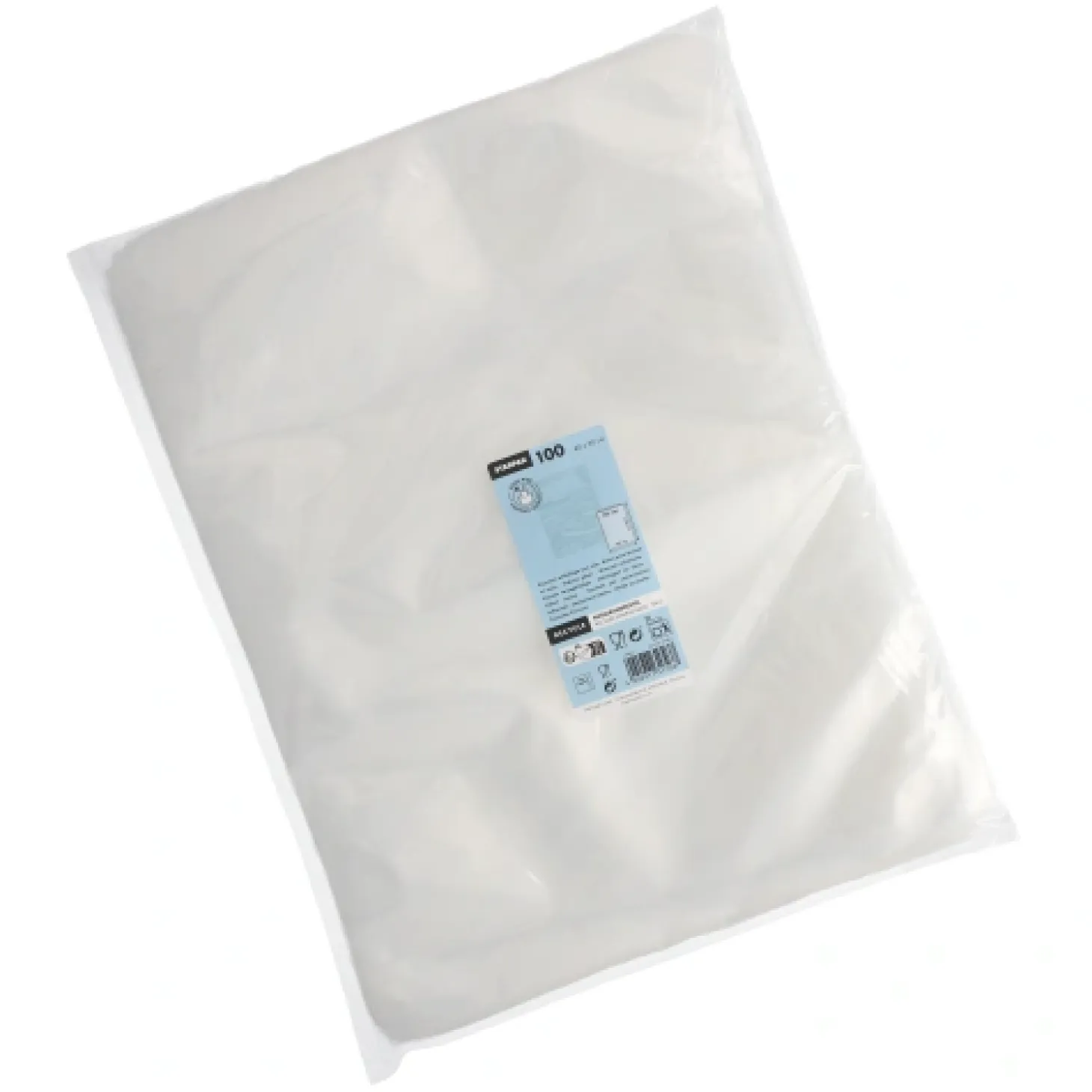 Starpak Siegelrandbeutel, PA / PE 40 cm x 30 cm transparent "Sous Vide" Kochqualität, 80 my, 10 x 100 Stück
