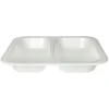 Starpak Siegelschalen, XPS 2-geteilt 1250 ml 4,2 cm x 24,5 cm x 26,5 cm weiß laminiert