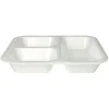 Starpak Siegelschalen, XPS 3-geteilt 1350 ml 4,2 cm x 24,5 cm x 26,5 cm weiß laminiert