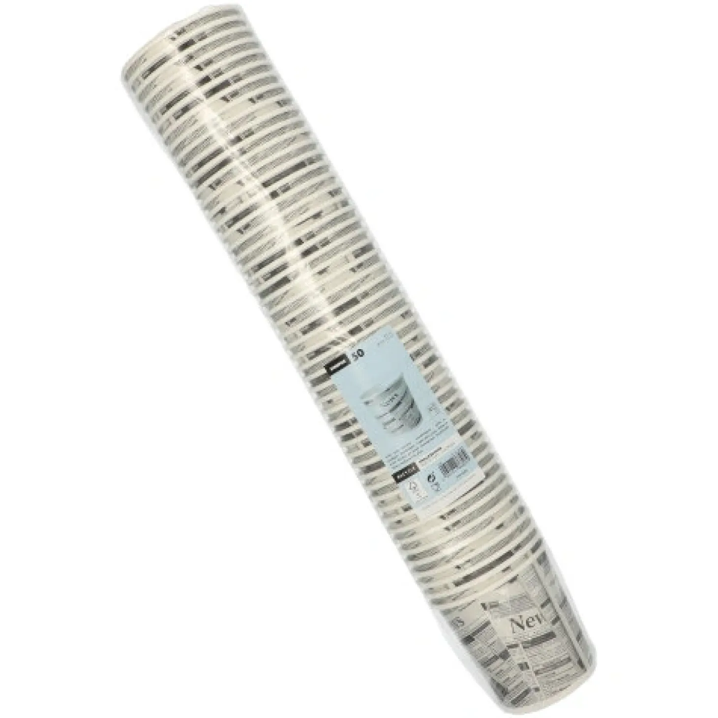 Starpak Snackbecher, Pappe "To Go" rund 470 ml Ø 9,9 cm, 9,9 cm "Newsprint"