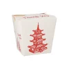 Starpak Snackboxen "ASIA" eckig 770 ml 10,3 cm x 8 cm x 6,6 cm "Temple", 10 x 50 Stück