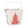 Starpak Snackboxen mit Henkel "ASIA" eckig 950 ml 10,9 cm x 8,9 cm x 6,8 cm "Temple", 10 x 30 Stück