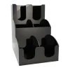 Starpak Spender für Trinkbecher und Deckel "To Go" 31 cm x 30,5 cm x 21 cm schwarz