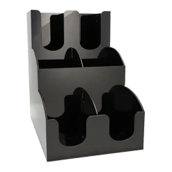 Starpak Spender für Trinkbecher und Deckel "To Go" 31 cm x 30,5 cm x 21 cm schwarz
