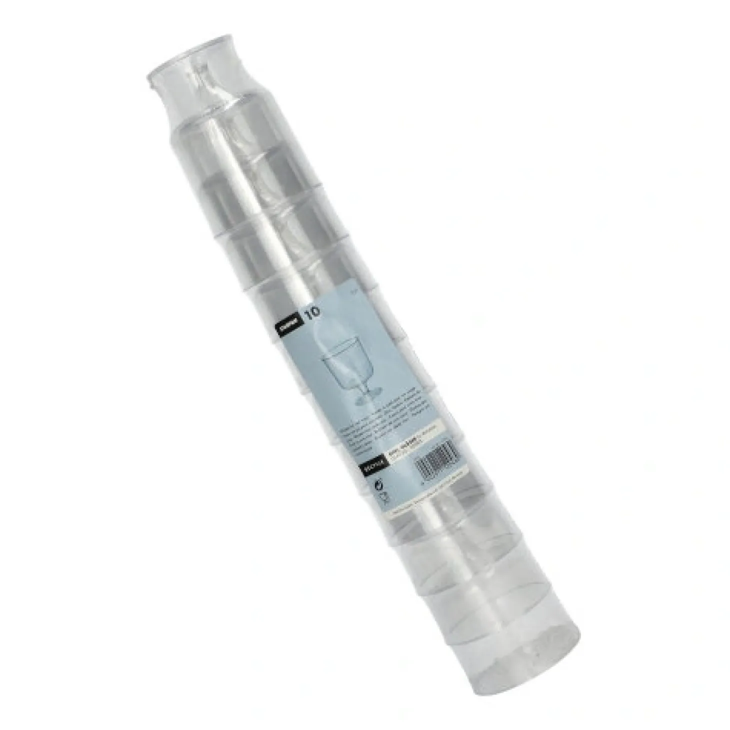 Starpak Stiel-Gläser für Rotwein, PS 0,2 l Ø 7,2 cm, 10 cm glasklar einteilig, 20 x 10 Stück