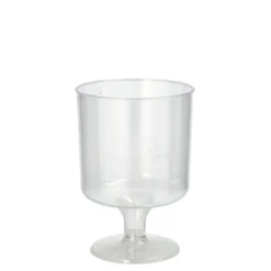 Starpak Stiel-Gläser für Rotwein, PS 0,2 l Ø 7,2 cm, 10 cm glasklar einteilig, 20 x 10 Stück