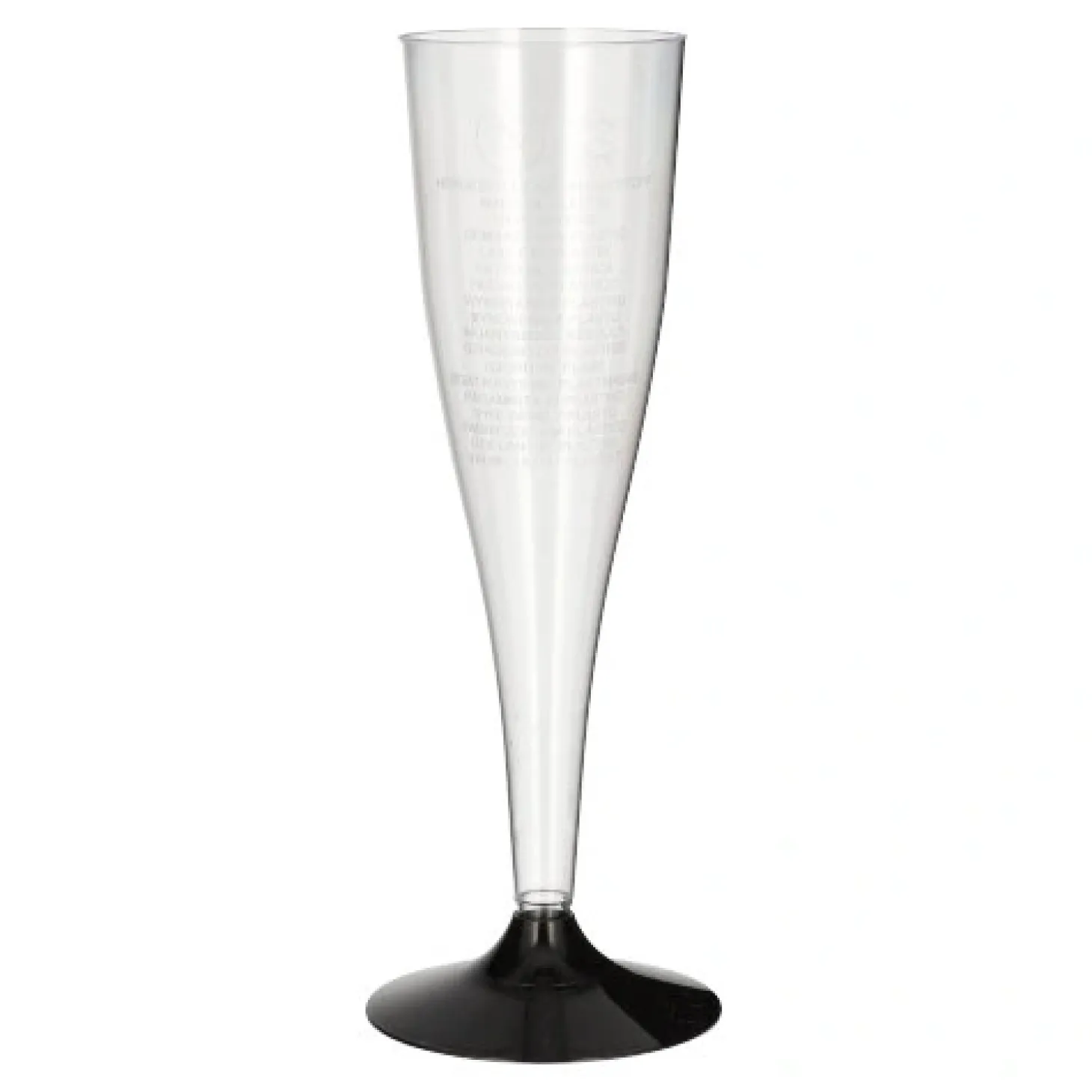 Starpak Stiel-Gläser für Sekt, PS 0,1 l Ø 5 cm, 17,5 cm glasklar, 10 x 20 Stück