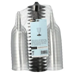 Starpak Stiel-Gläser für Weisswein, PS 0,1 l Ø 6,7 cm, 11 cm glasklar