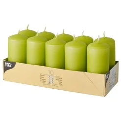 Starpak Stumpenkerzen Ø 40 mm, 90 mm kiwi