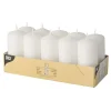 Starpak Stumpenkerzen Ø 40 mm, 90 mm weiß