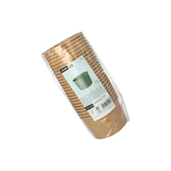 Starpak Suppenbecher, Pappe rund 230 ml Ø 9,8 cm, 6 cm braun