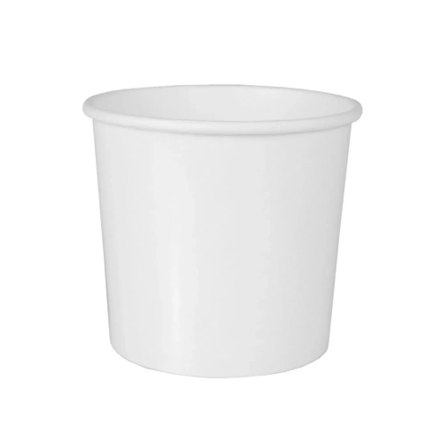 Starpak Suppenbecher, Pappe "To Go" rund 470 ml Ø 9,9 cm, 9,9 cm weiß