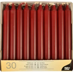 Starpak Tafelkerzen Ø 2,1 cm, 19,6 cm bordeaux