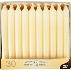 Starpak Tafelkerzen Ø 2,1 cm, 19,6 cm creme