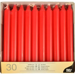 Starpak Tafelkerzen Ø 2,1 cm, 19,6 cm rot