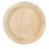 Starpak Teller, Palmblatt rund 500 ml Ø 23 cm, 5,3 cm mit rPET Deckel "Kombipack"