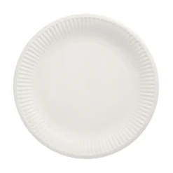 Starpak Teller, Pappe rund Ø 23 cm weiß, 25 x 10 Stück