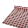 Starpak Tischdecke, Folie 50 m x 80 cm rot "Karo", 6 x 1 Rolle