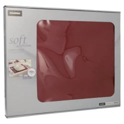 Starpak Tischsets, stoffähnlich, Vlies "soft selection" 30 cm x 40 cm bordeaux
