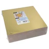 Starpak Tortenplatten eckig 0,3 cm x 28 cm x 28 cm gold/silber, 2 x 25 Stück