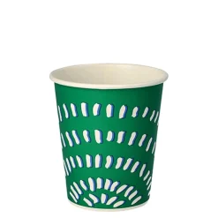 Starpak Trinkbecher für Kaltgetränke, Pappe 0,2 l Ø 8 cm, 8,8 cm grün