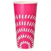 Starpak Trinkbecher für Kaltgetränke, Pappe 0,5 l Ø 8,97 cm, 16,83 cm pink