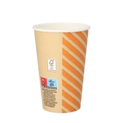 Starpak Trinkbecher, Pappe 0,3 l Ø 8 cm, 11,6 cm "Coffee Line", 20 x 50 Stück