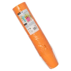 Starpak Trinkbecher, Pappe "To Go" 0,2 l Ø 8 cm, 9,2 cm orange, 20 x 50 Stück