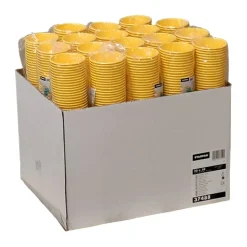 Starpak Trinkbecher, Pappe "To Go" 0,2 l Ø 8 cm, 9,2 cm gelb, 20 x 50 Stück