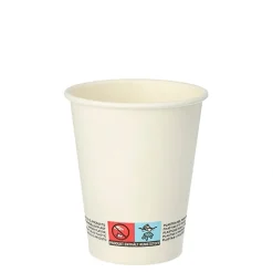 Starpak Trinkbecher, Pappe "To Go" 0,2 l Ø 8 cm, 9,1 cm weiß