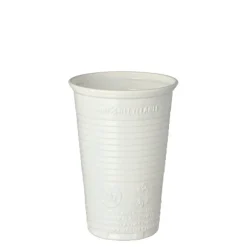 Starpak Trinkbecher, PP 0,2 l Ø 7,03 cm, 9,9 cm weiß, 24 x 25 Stück