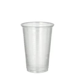 Starpak Trinkbecher, PP 0,2 l Ø 7,03 cm, 9,9 cm transparent, 24 x 25 Stück