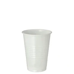 Starpak Trinkbecher, PS automatengängig 0,18 l Ø 7,03 cm, 9,1 cm weiß