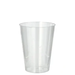 Starpak Trinkbecher, PS 0,2 l Ø 7,5 cm, 9,7 cm glasklar, 15 x 10 Stück