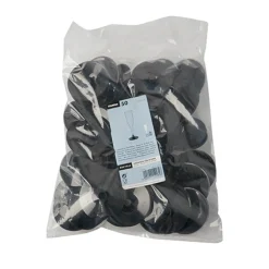 Starpak Unterteile für Stiel-Gläser, PS rund Ø 6,55 cm, 2,05 cm schwarz