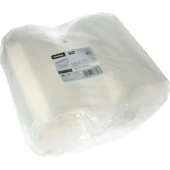 Starpak Verpackungsbecher mit Klappdeckeln, PP 8-eckig 500 ml 5,6 cm x 11 cm x 11 cm transparent